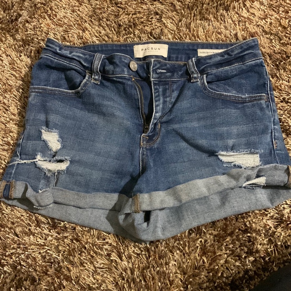 Pacsun super stretch shortie shorts